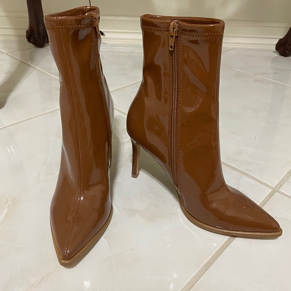 Brown Booties - Picture 1 of 1